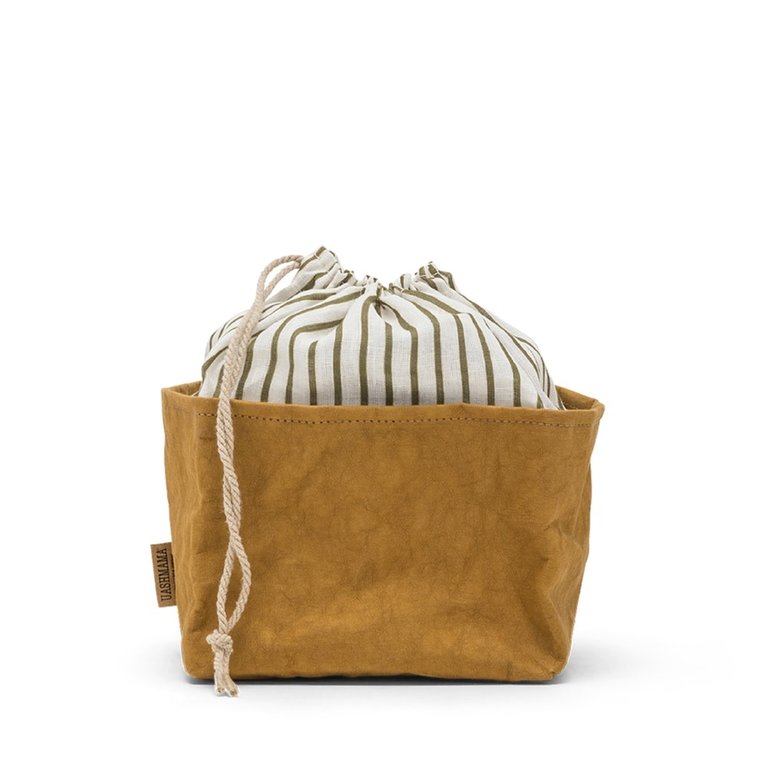 UASHMAMA® NEW! Porta Pane - bread basket with linen closure