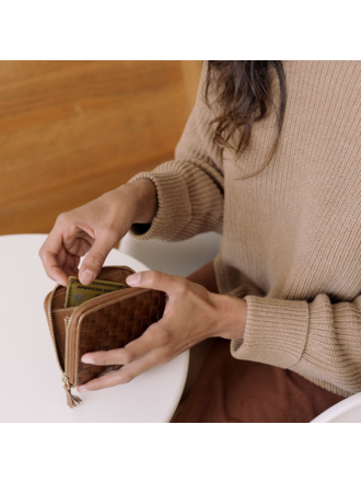 UASHMAMA® Vita Wallet Small Weaved