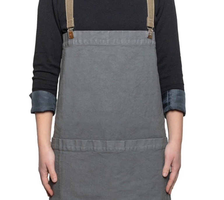 UASHMAMA® Apron Dark Grey