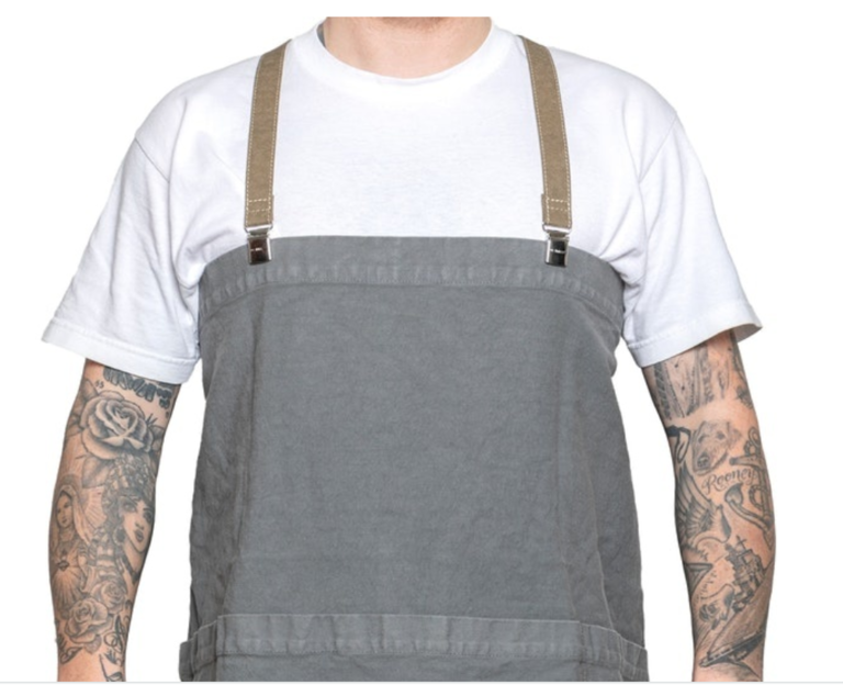 UASHMAMA® Apron Dark Grey