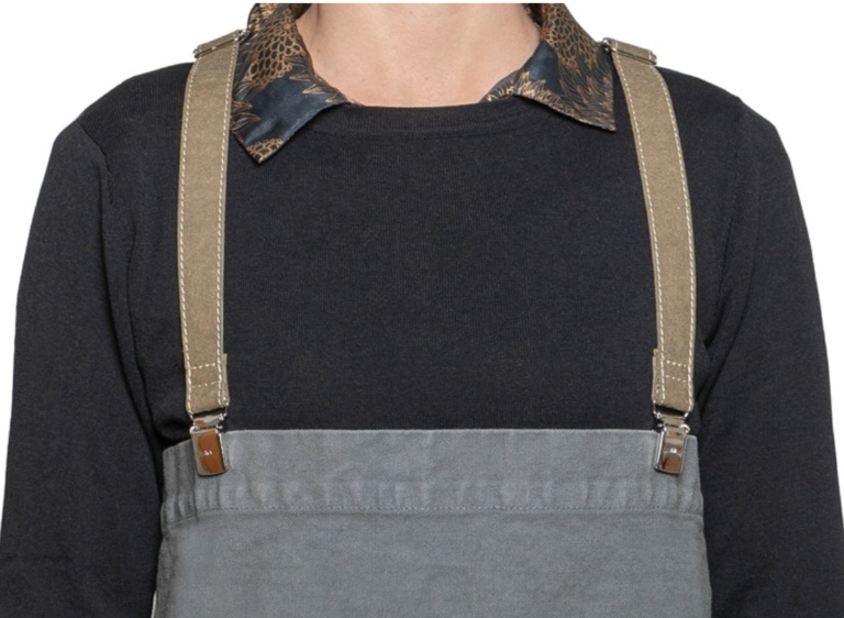 UASHMAMA® Apron Dark Grey