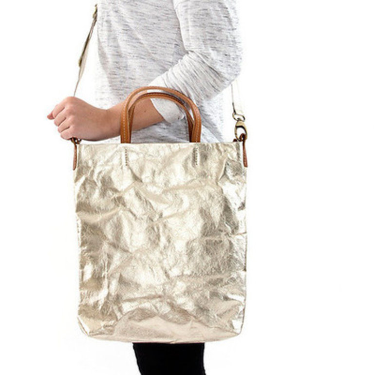 UASHMAMA® Otti lined Metallic handbag