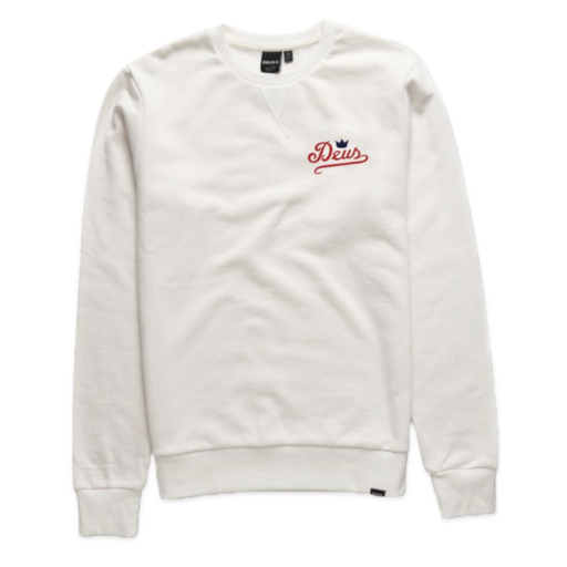 Deus Ex Machina Baretta x Deus '10 Year Anniversary' Crew Vintage White