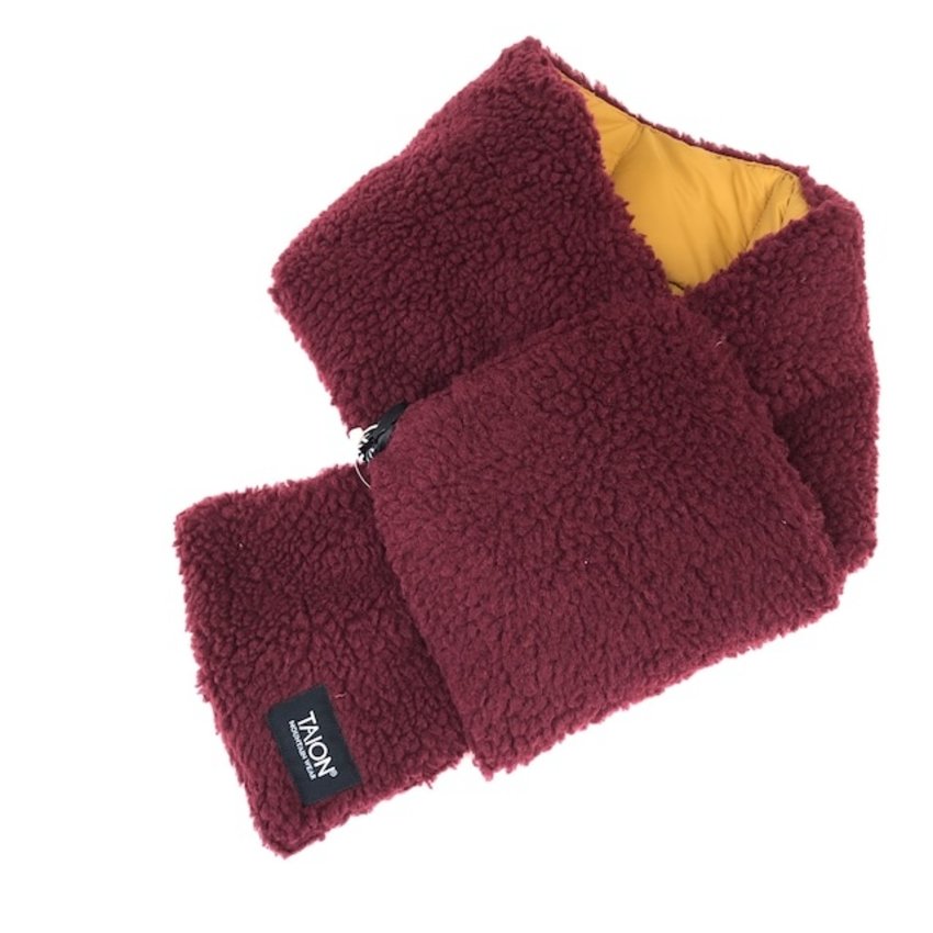 Taion  Through The Hole Muffler Camel/Dark Red