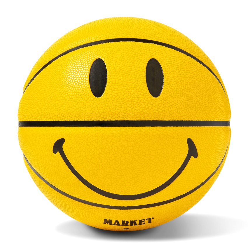 Smiley 50th Anniversary Basketball Yellow