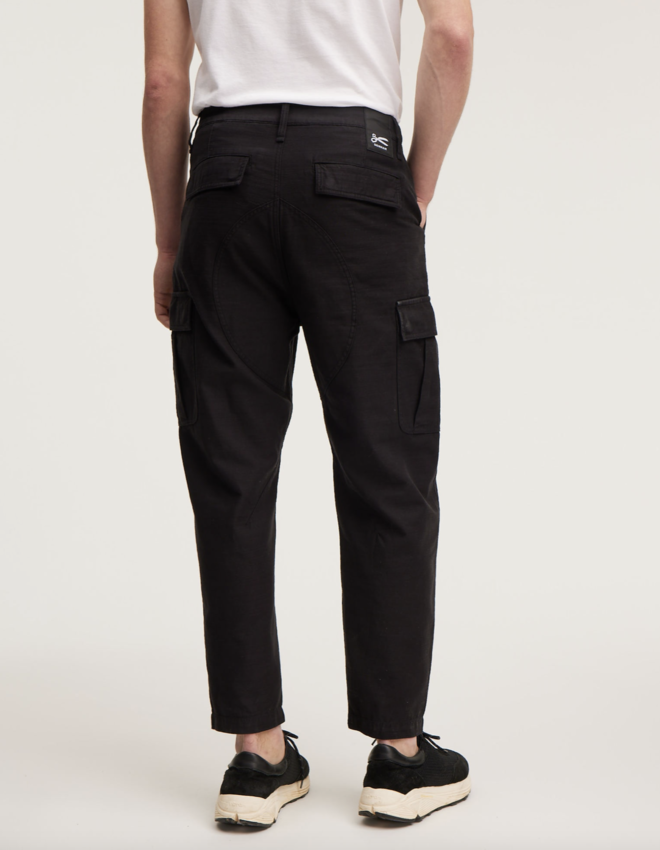 Denham Cargo Military Sateen Pants Black