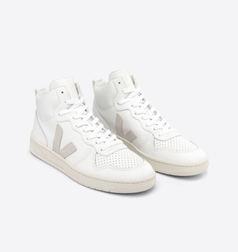 Veja V-15 Leather Extra White