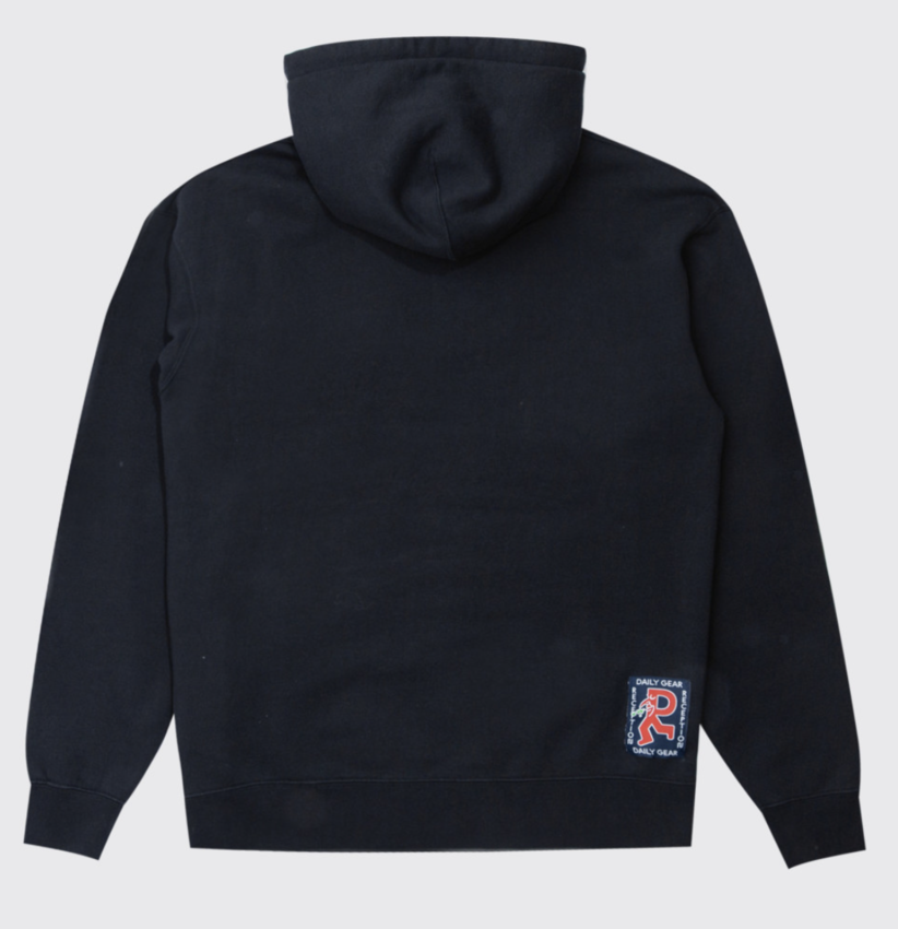 Reception Clothing Hooded Sweat Icon B Dark Navy