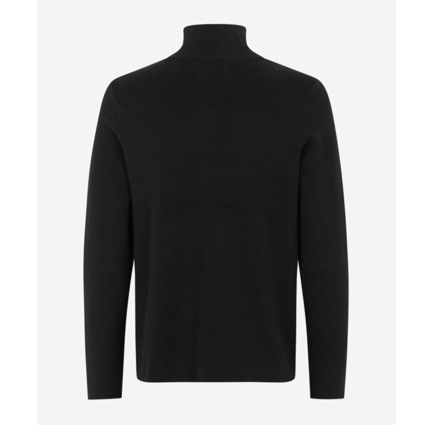 Samsoe//Samsoe Gunan Turtle Neck Zip 10490 Black