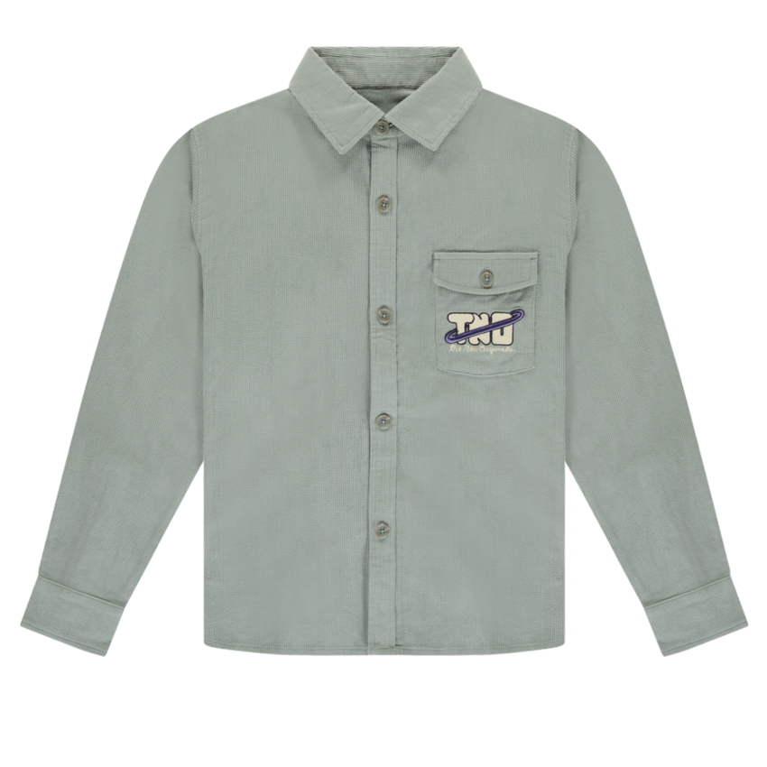 The New Originals  TNO Corduroy Shirt Puritain Grey