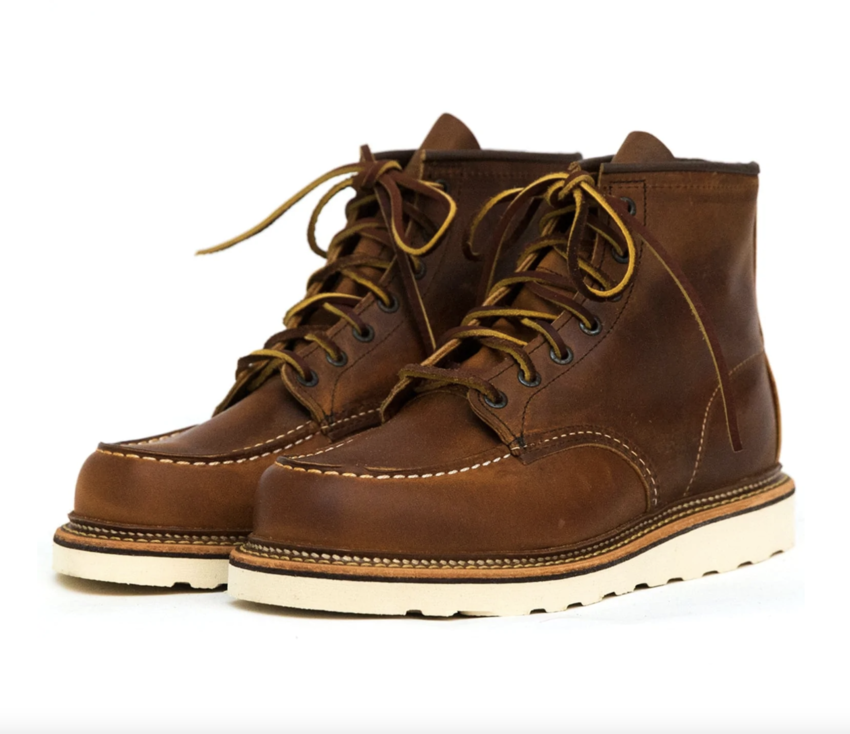 Red Wing Shoes 1907 Classic Moc Toe Copper Rough & Tough