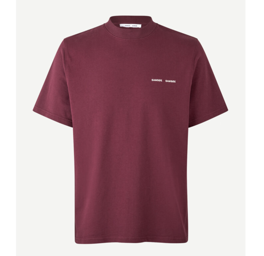 Samsoe//Samsoe Norsbro T-Shirt 6024 Windsor Wine