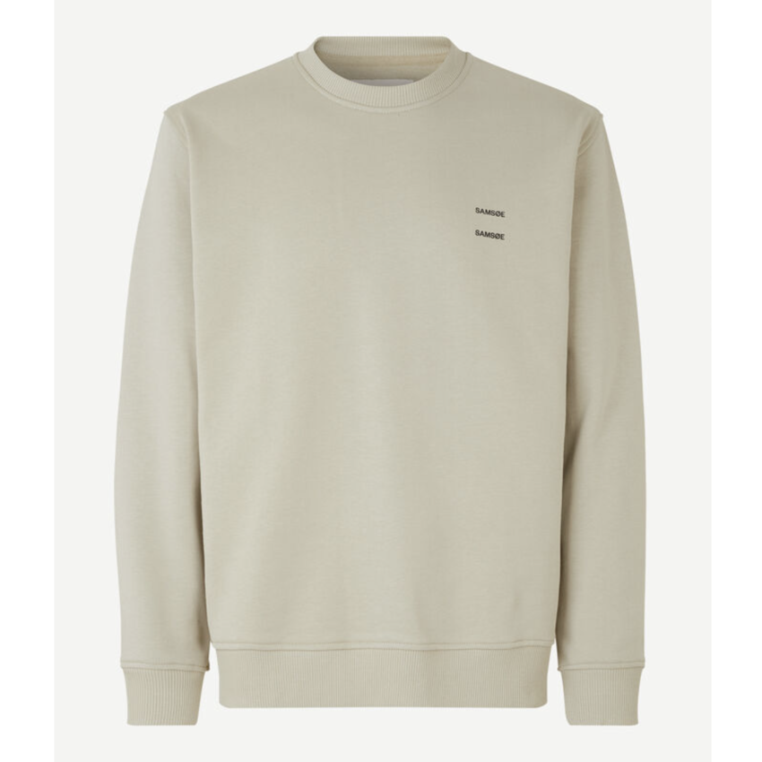 Samsoe//Samsoe Joel Crew Neck 11414 Abbey Stone