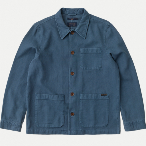 Nudie Jeans Barney Worker Jacket Indigo Blue