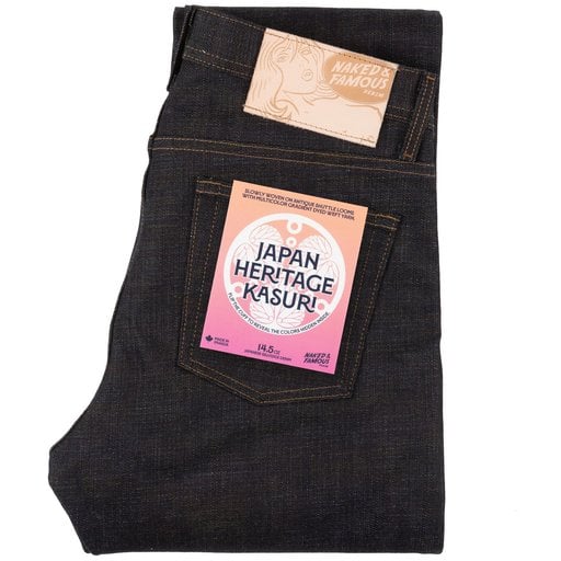 Naked & Famous Denim Weird Guy Japan Heritage Kasuri