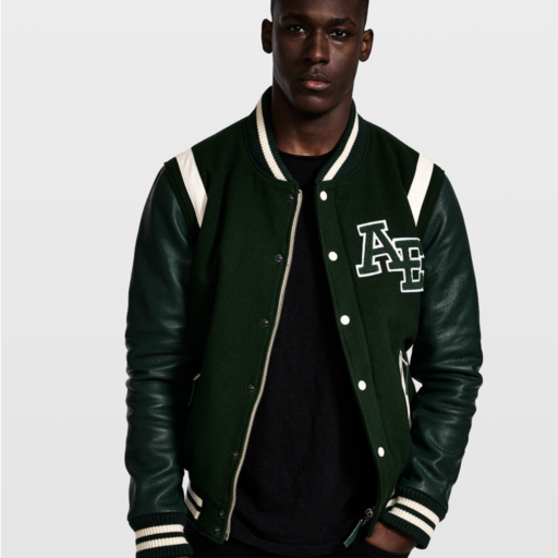 Alter Ego Gene Varsity Jacket Green