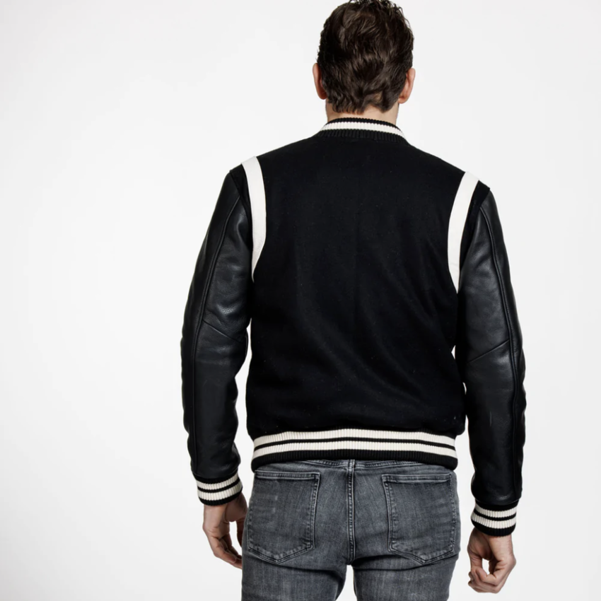 Alter Ego Gene Varsity Jacket Black