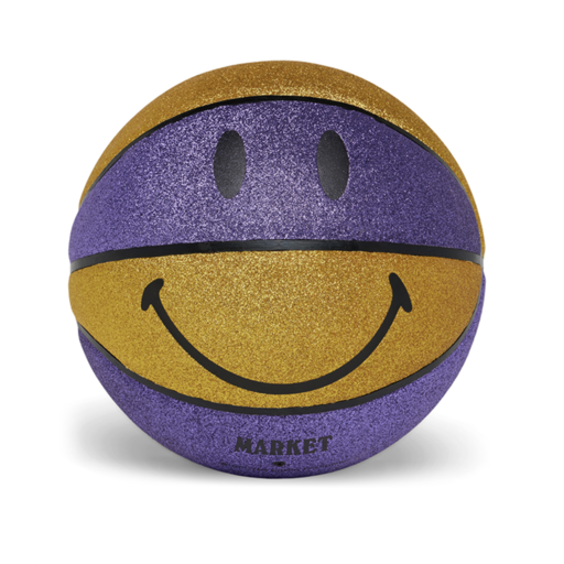 Smiley Glitter Showtime Basketball Multi One Size
