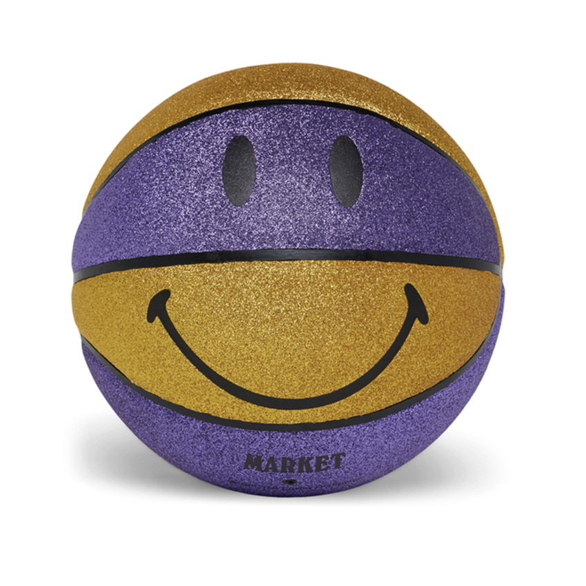 Smiley Glitter Showtime Basketball Multi One Size