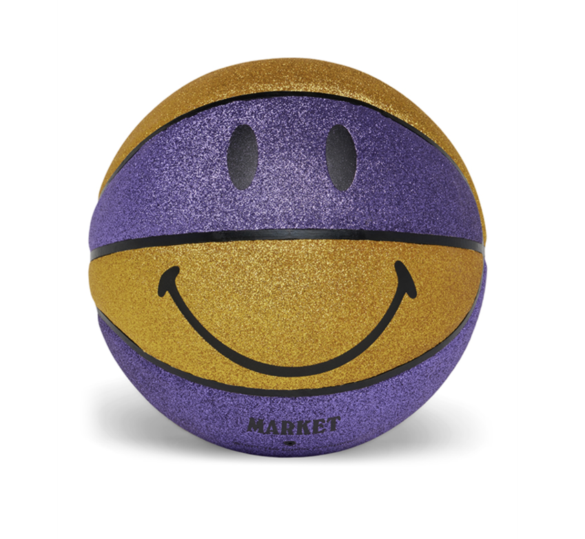 Chinatown Market Smiley Glitter Showtime Basketball Multi One Size