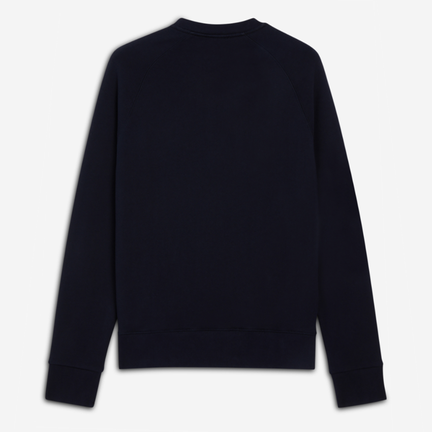 Maison Kitsuné  Tricolor Fox Patch Clean Sweatshirt Navy