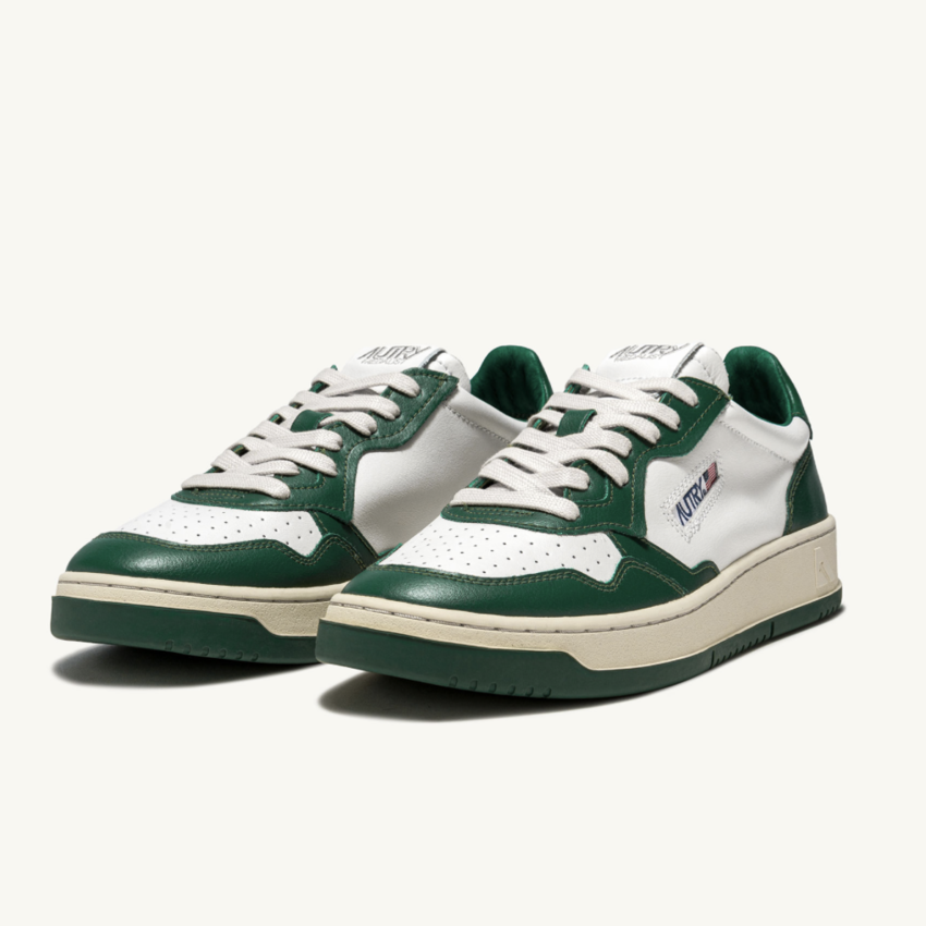 Autry USA Medalist Low White/Green AULM-WB11
