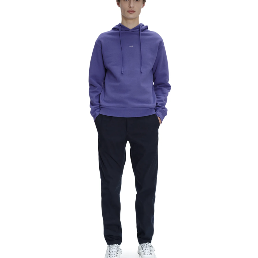 A.P.C. Paris Larry Hoodie Violet