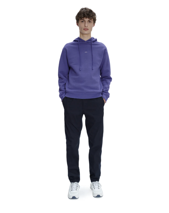 A.P.C. Paris Larry Hoodie Violet