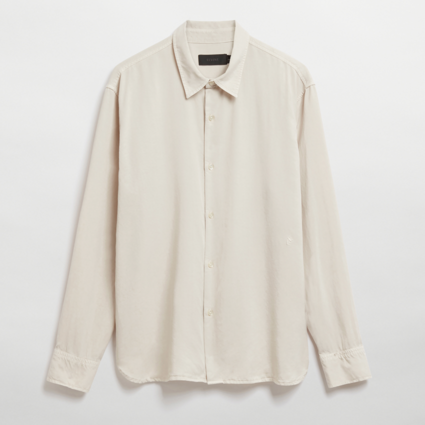 ELVINE Ossian Shirt Bone White - Baretta Den Haag - Denim Social Club ...