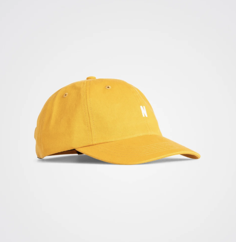 Norse Projects  Twill Sports Cap Chrome Yellow