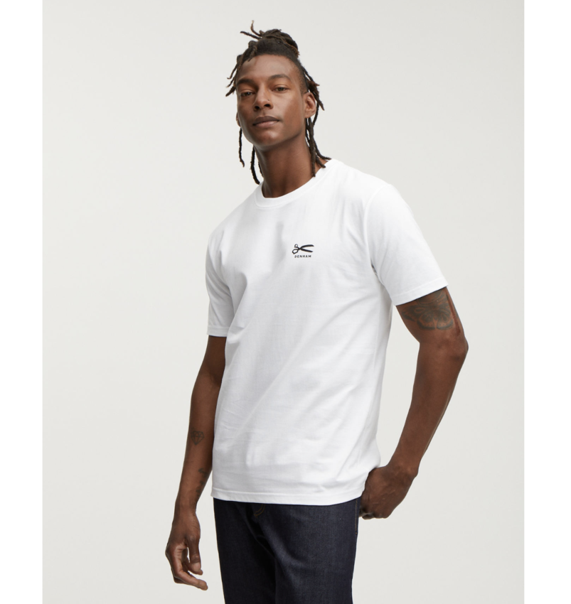 Denham Tube Regular Tee HCJ White