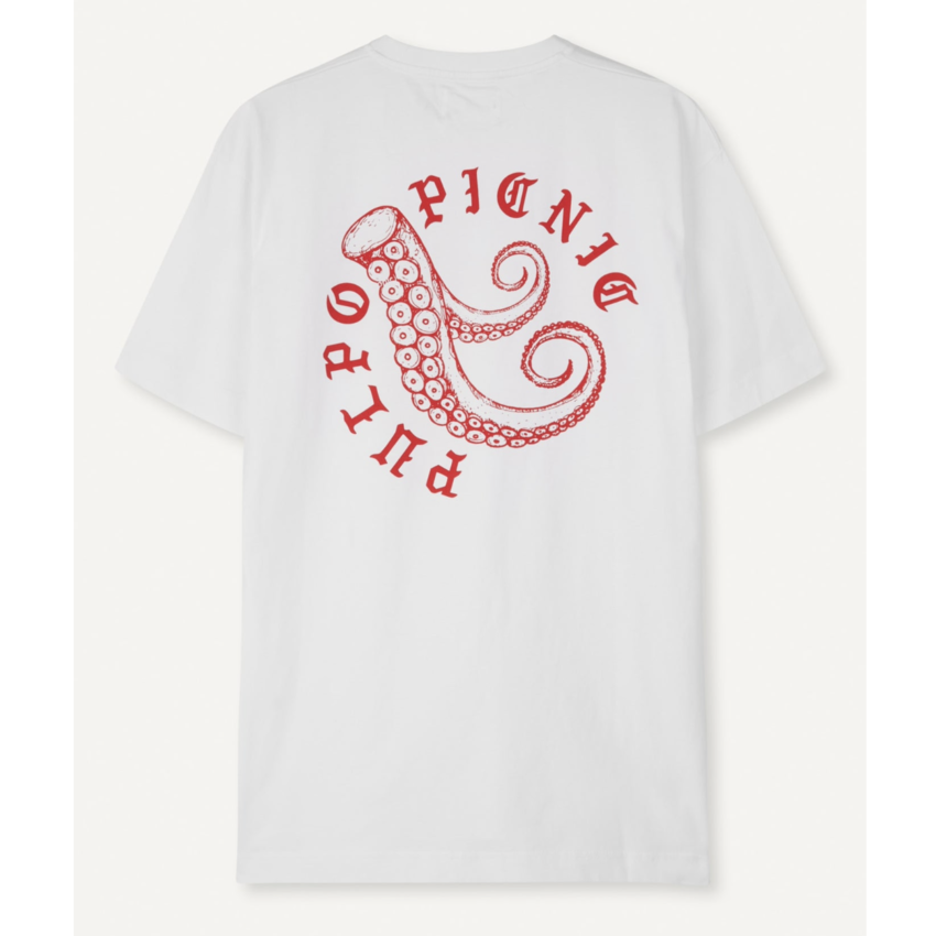 Libertine Libertine Beat Pulpo Picnic II Tee White