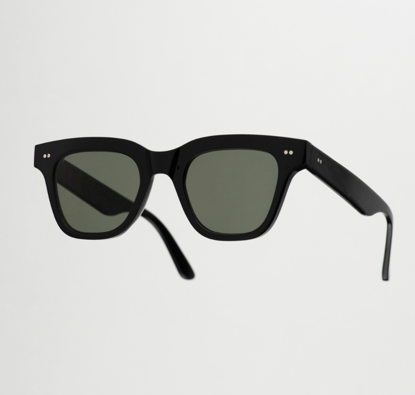 Monokel Ellis Black Green Solid Lens