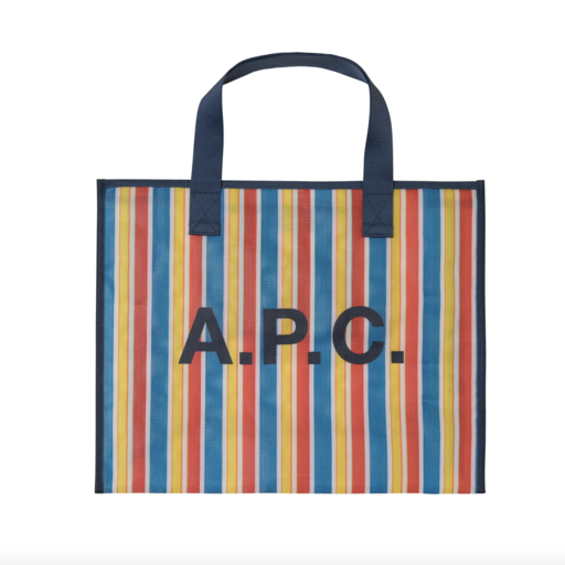 A.P.C. Paris Johanna Shopping Tote Stripe