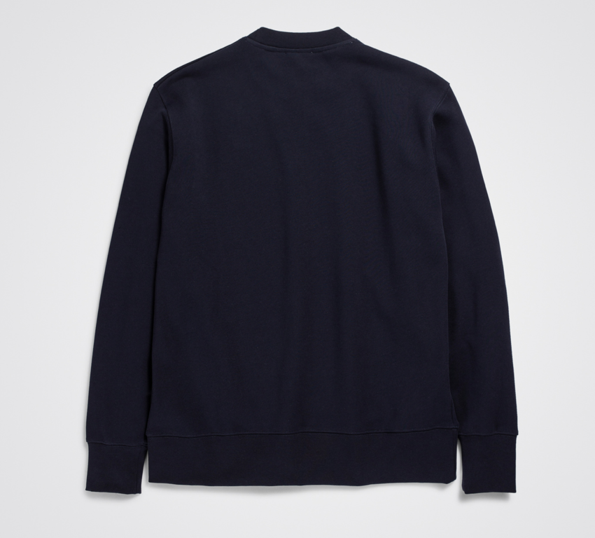 Norse Projects  Arne Logo Sweat Dark Navy