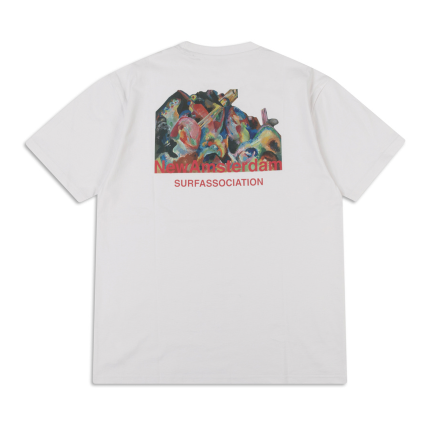 New Amsterdam Surf Association  Flood Tee White