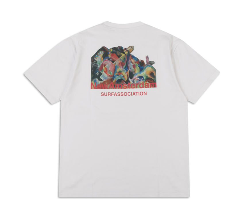 New Amsterdam Surf Association  Flood Tee White