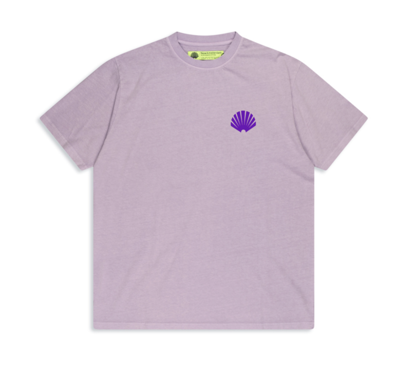 New Amsterdam Surf Association  Logo Tee Lilac