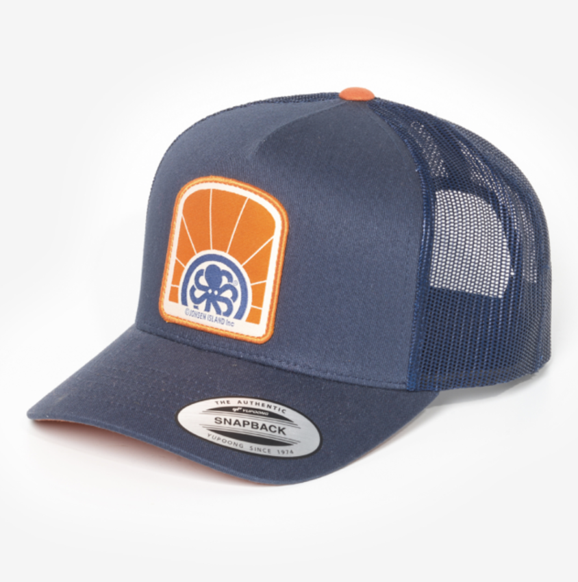 Jonsen Island Trucker Hat Omnia Sol Navy