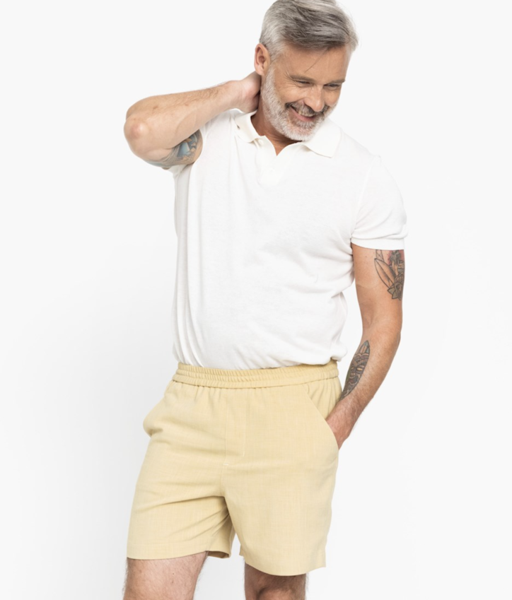 Turi Shorts 867 Yellow Melange