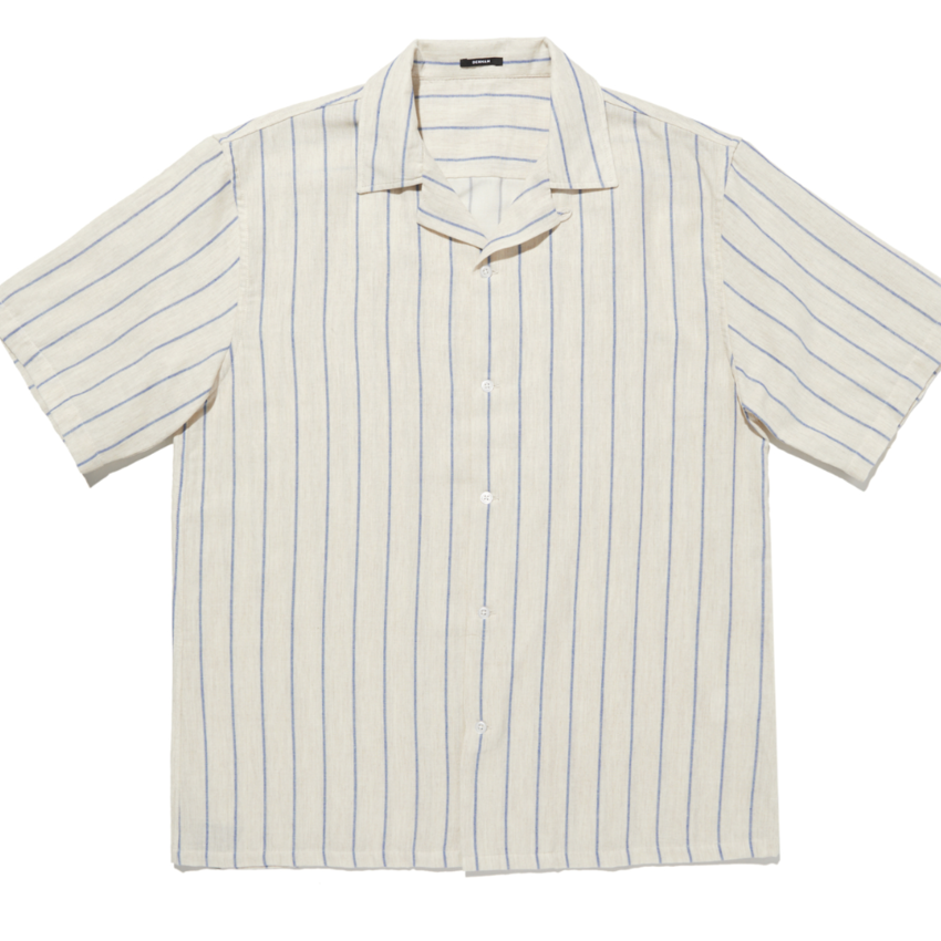 Denham Bowling Shirt RCPS Blue Stripe - Baretta Den Haag - Denim Social ...