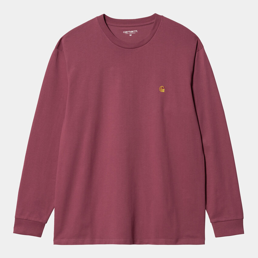 Carhartt WIP L/S Chase T-Shirt Punch/Gold