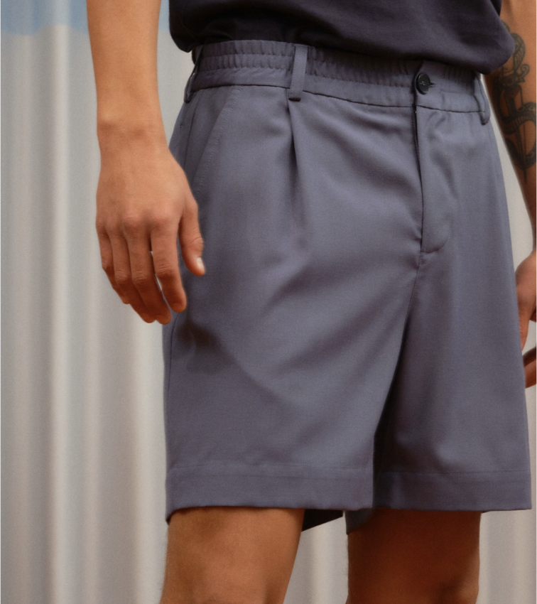 Libertine Libertine Uptown Short 2326 Dusty Blue