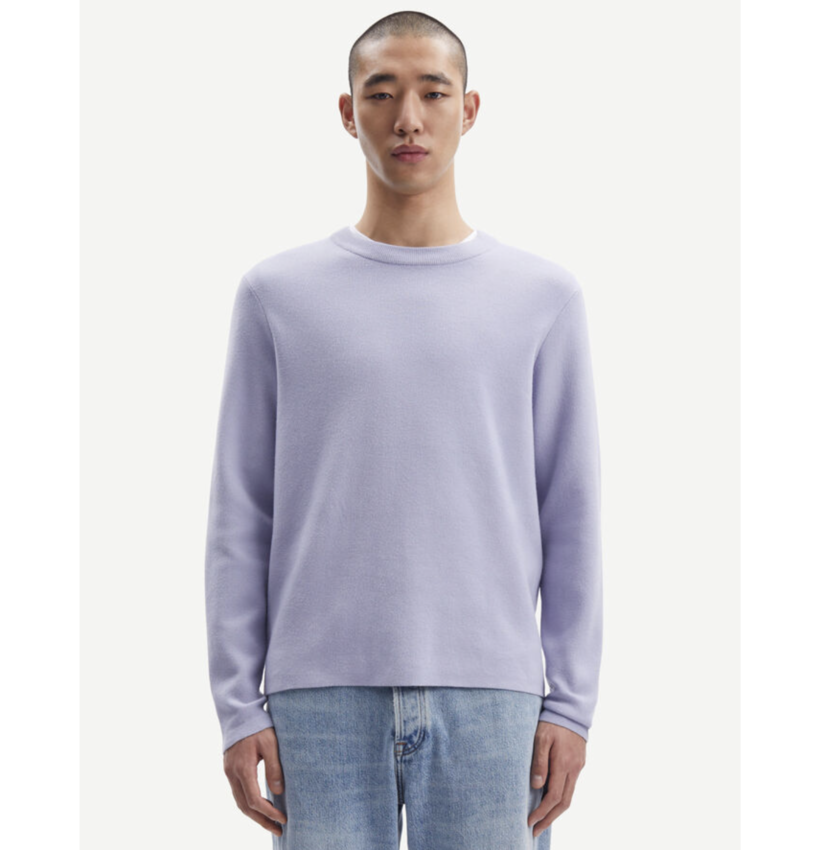 Samsoe//Samsoe Gunan Crew Neck 10490 Cosmic Sky