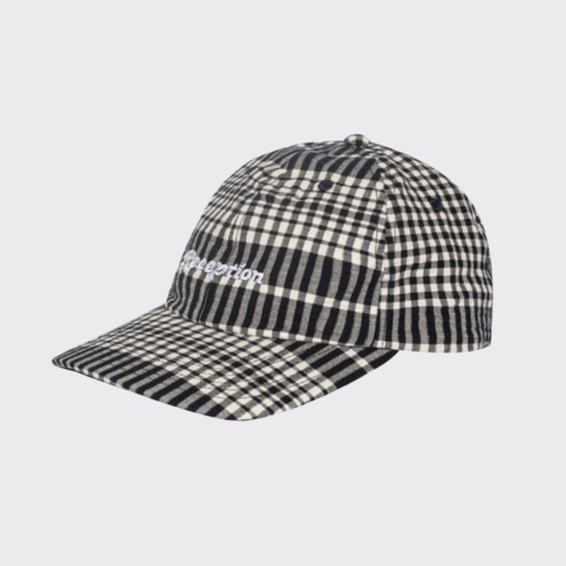 6 Panel Cap Classic Logo Seersucker