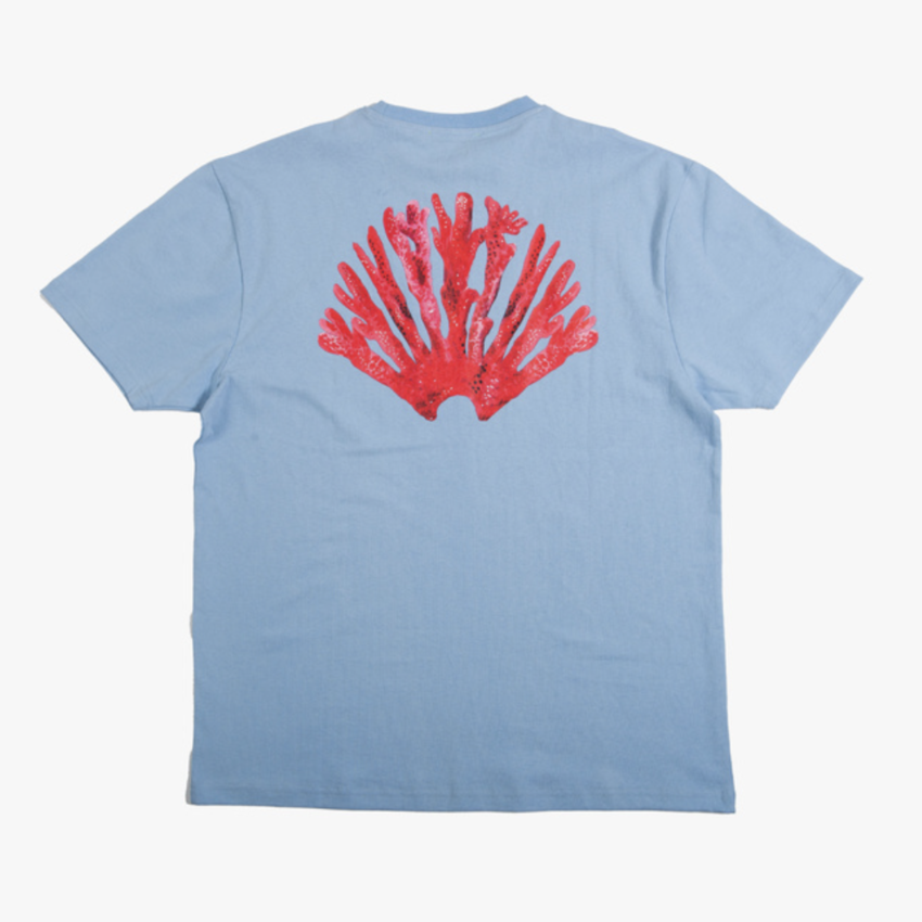 New Amsterdam Surf Association  Coral Tee Blue