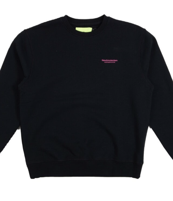 New Amsterdam Surf Association  Coral Sweat Black