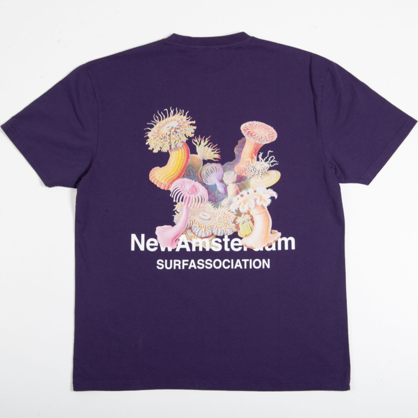 New Amsterdam Surf Association  Anemone Tee Purple