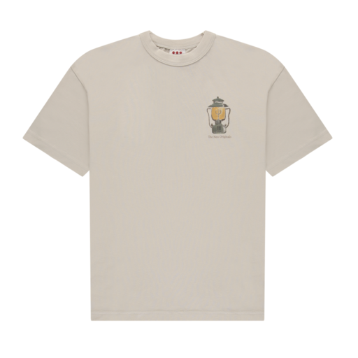Camping Essentials Tee White/Sand