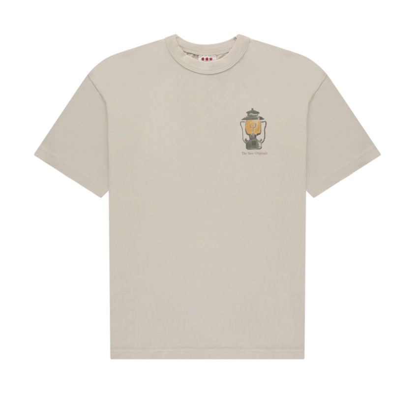 The New Originals Camping Essentials Tee White/Sand